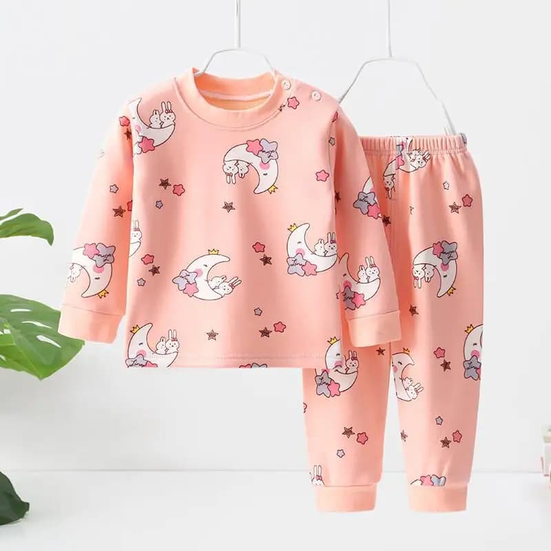 Pantaloni autunnali Set cappotto casual Kawaii Abbigliamento per la casa da uomo e da donna Moda Abbigliamento per bambini in 2 pezzi Adatto per ragazze invernali Esterno