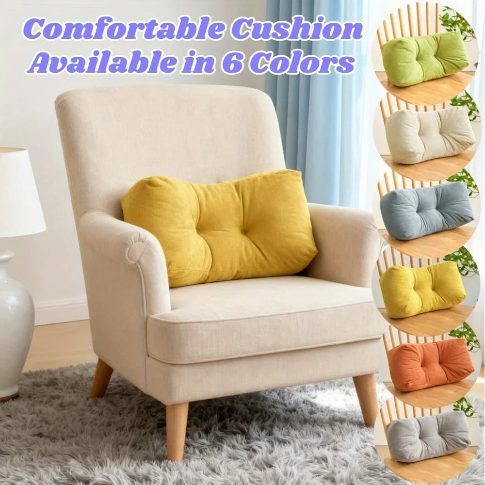 [Cuscino decorativo Huamei] – Supporto lombare regolabile, la soluzione perfetta per lunghi periodi di seduta