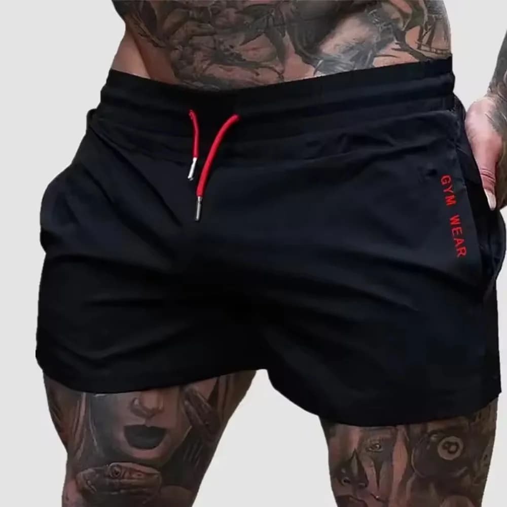 2026 Men's Summer Thin Gym Fitness Shorts Breathable Marathon Running Sports Training Sweatpants