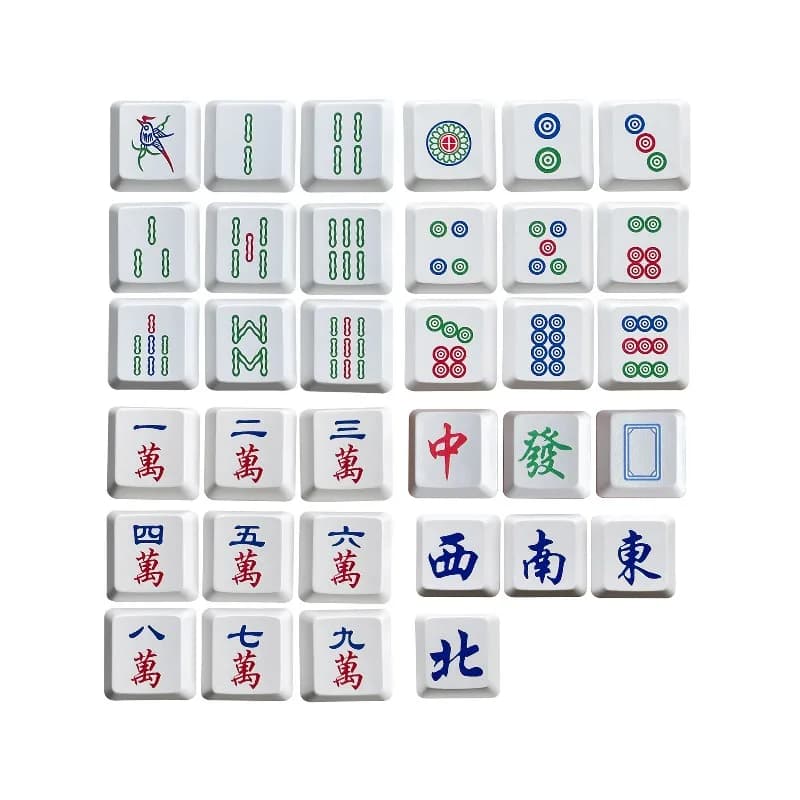 G913 Mahjong Tema Copritasti Set Personalizzato PBT Tastiera Cap per Logitech G913/G813/G915/G815 Tastiera Meccanica Accessori Regalo