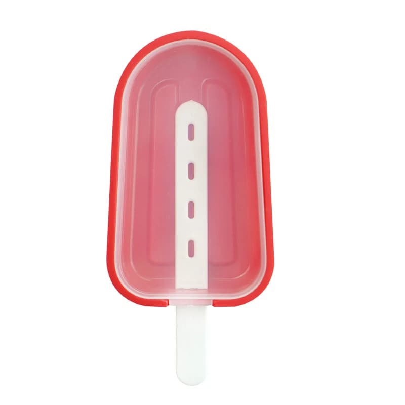 1 pc Silicone Ice Pop Molds with Lid, Reusable Popsicle Maker, Stackable Easy-Release Tray for Homemade Ice Cream Frozen Yogurt