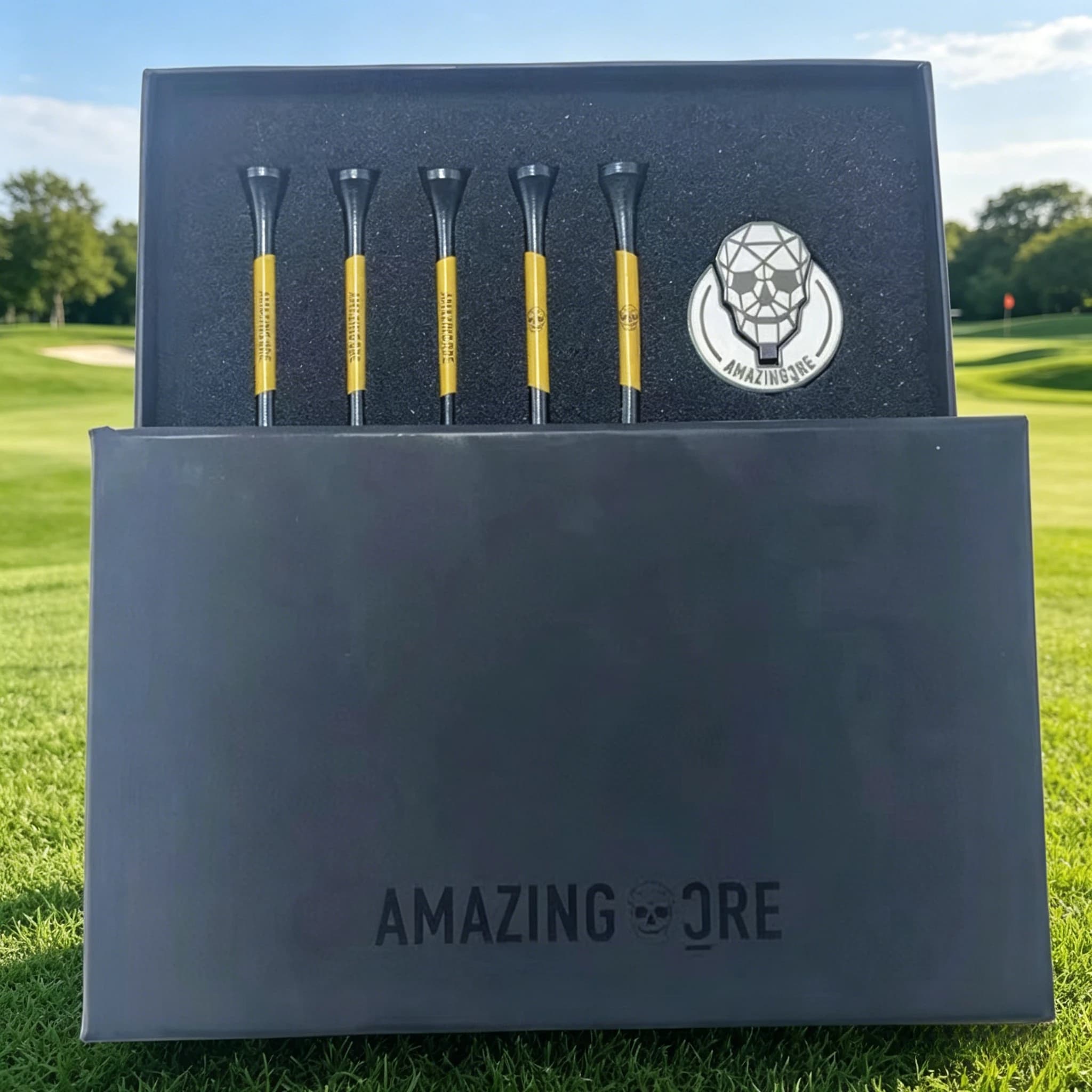Set di Tee da Golf 2026 con Marcatori per Palline e Strumento di Allineamento, Tee da Golf a Lunghezza Mista Stabili, Kit Accessori Durevoli per l'Allenamento del Golfista