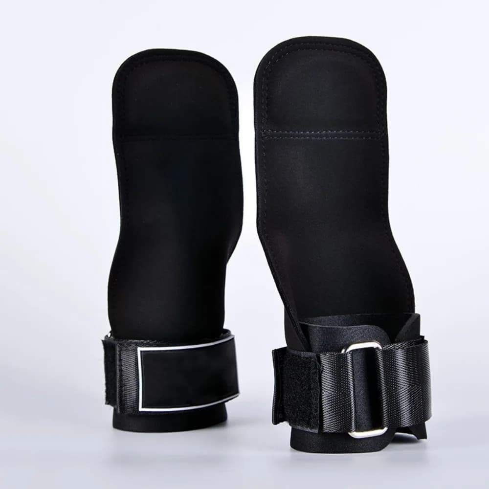 Grips Cowhide Gym Gloves Anti-Skid Wristband Weightlifting Gloves Palm Protection Double Leather Workout Gloves Crossfit