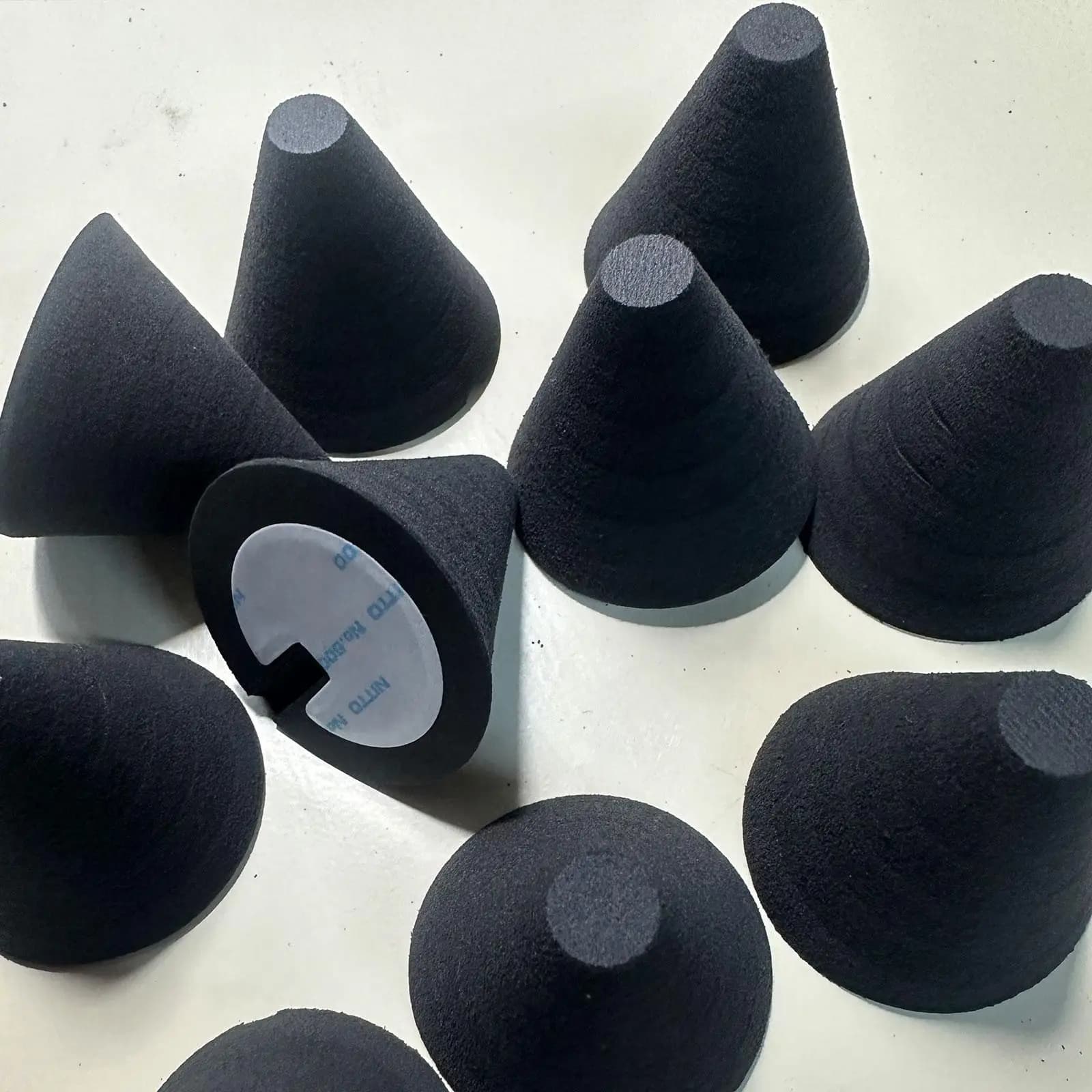 Cuscinetto in Schiuma a Forma di Cono per Pratica di Batteria, Accessorio in Spugna per Batteria Elettronica Compatta e Portatile