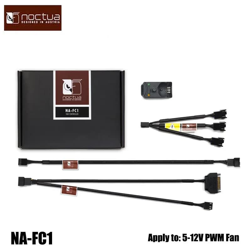 Nocura NA-FC1 per ventola PWM a 4 pin/Controller altamente flessibile/decelerazione manuale/controllo 3 ventole contemporaneamente