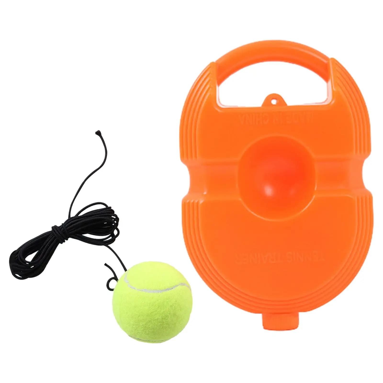 Tennis Trainer Portable with Handle Tennis Rebounder with String Tennis Training Equipment for Kids Adults Beginners Exercise