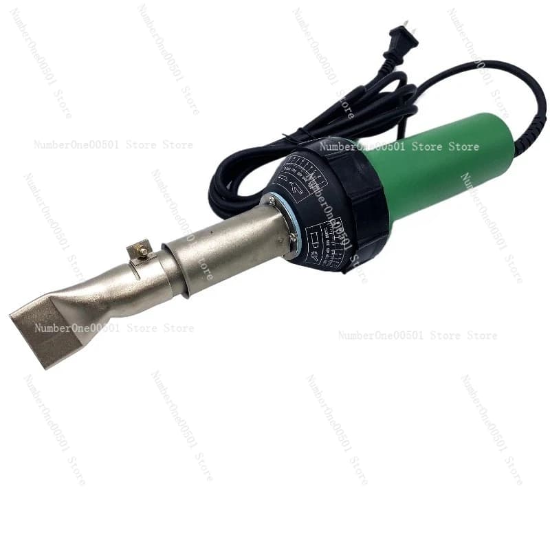 Pistola termica per saldatura in plastica da 1600 W per riparazione pelle da pavimento con telone a membrana impermeabile in PVC con kit ugelli