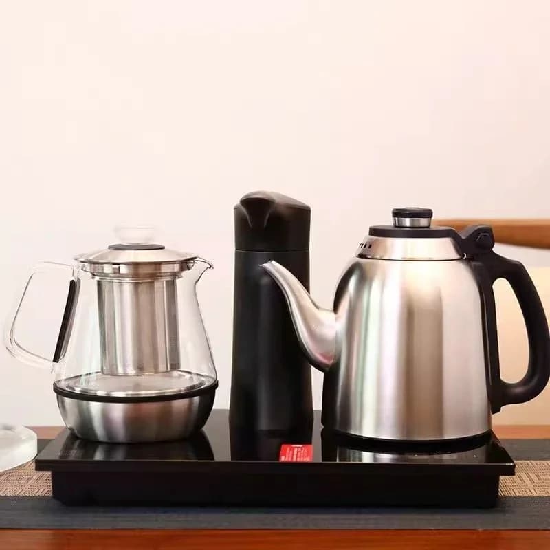 Fully automatic water-integrated tea kettle for built-in tea