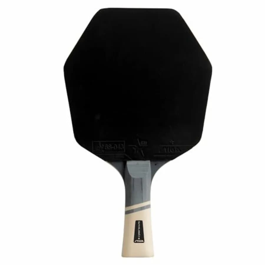 Racchetta da Ping Pong Cybershape Lite per Principianti con Lama Leggera a 5 Strati, Forma Esagonale e Ru adatta per il Spin