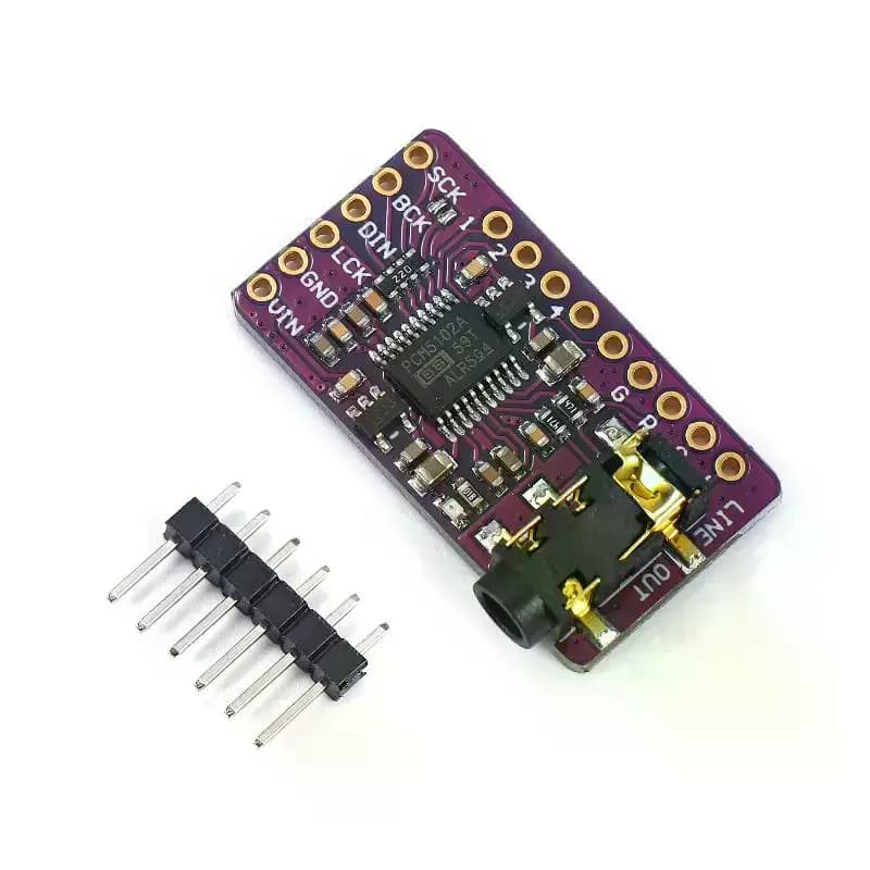 1 Module Module I2S PCM5102A DAC Decoder For Raspberry Pi Format PHAT Digital Audio Card PCM5102