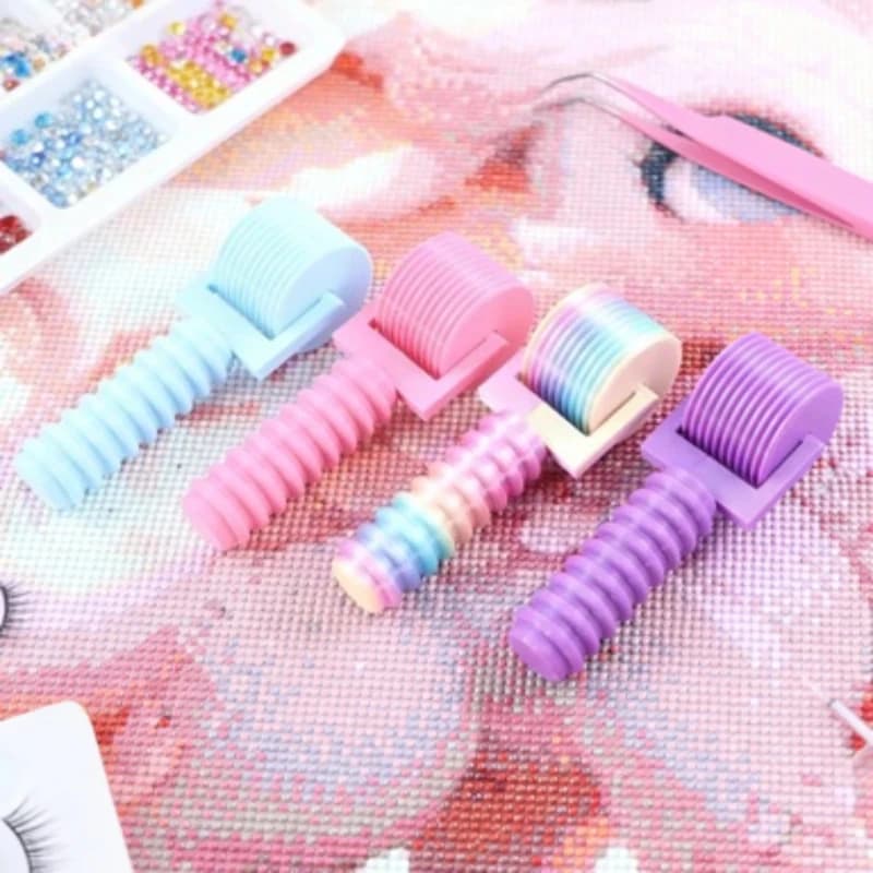 Accessori per Diamond Painting Fai da Te: Penna e Rullo per Ricamo, Strumento per Diamond Painting 5D