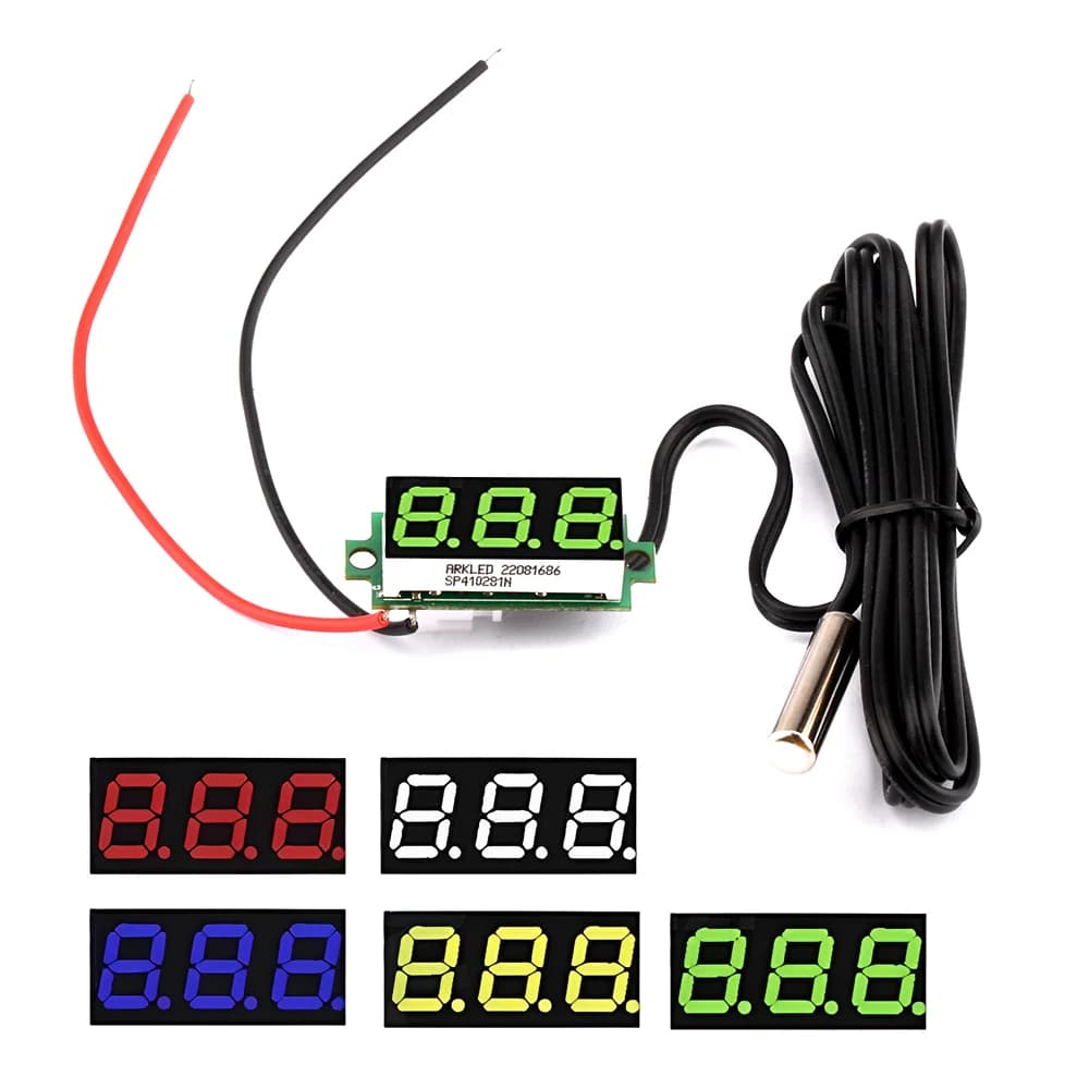 Mini termometro digitale per frigorifero con sonda Display a LED Temperatura digitale per cucina domestica interna