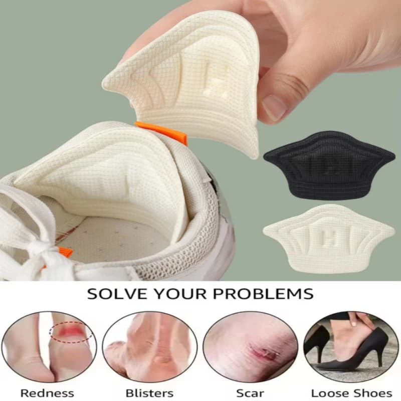 2-20 Pezzi Solette e Cuscinetti per Tallone per Scarpe Sportive, Misura Regolabile, Anti-Usura, Protezione per Piedi, Inserto Ammortizzante, Protezione Tallone, Adesivo Posteriore