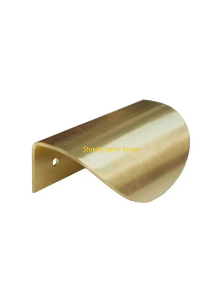 97QC Manopole per porte per mobili a forma foglia oro Maniglia per armadio Maniglie per armadietti nascosti Maniglie per per