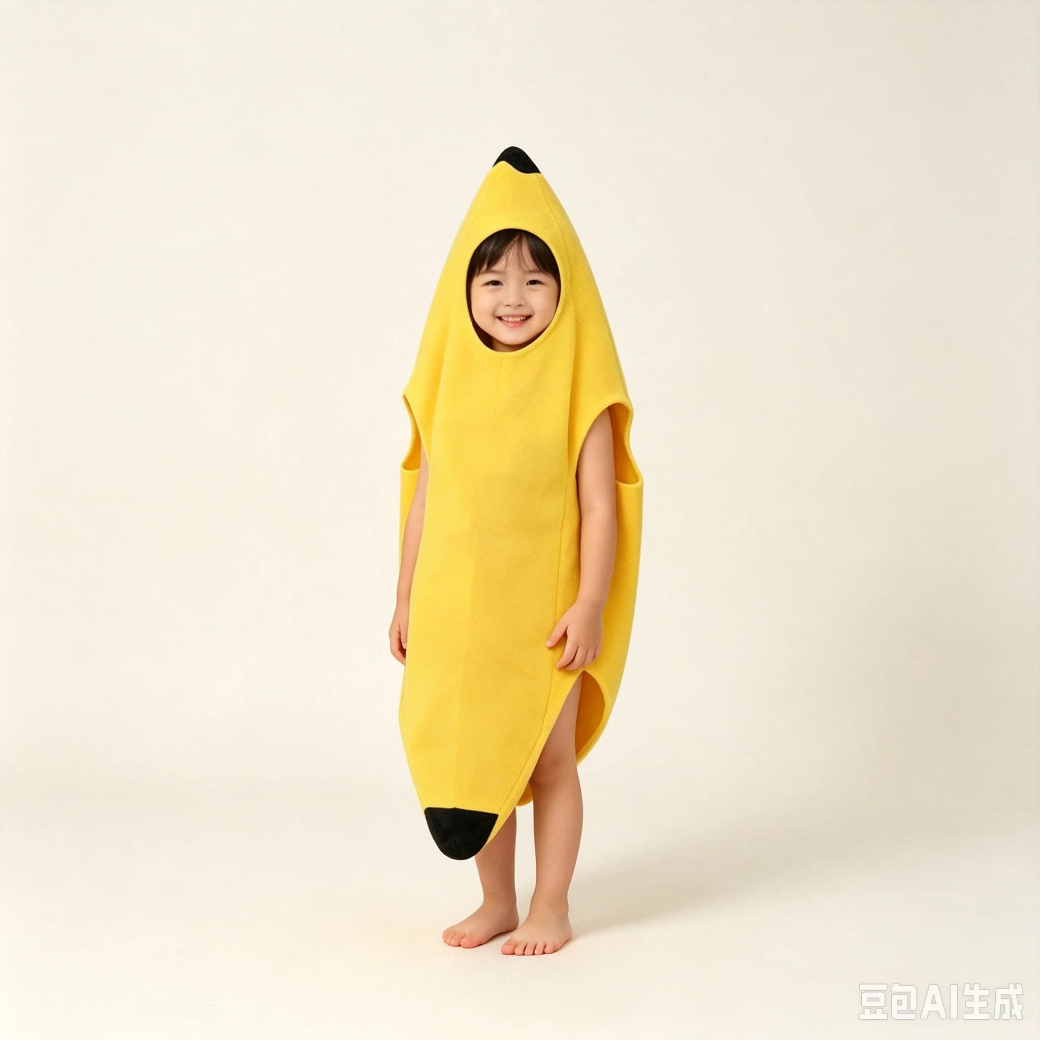 Banana Costume For Adults Funny Fruit Cosplay Outfit Halloween Carnival Party Stage Performance Dress Up