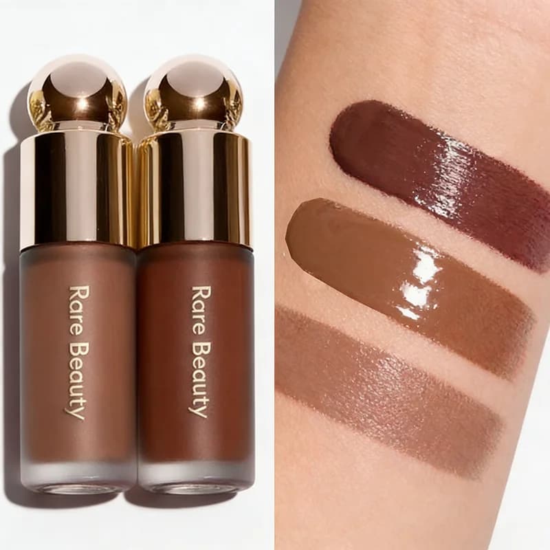 Palette Contouring Liquido in Crema Rare Beauty, Stick Abbronzante Scuro, Illuminante Viso, Bronzer a Lunga Durata, Correttore Cosmetico
