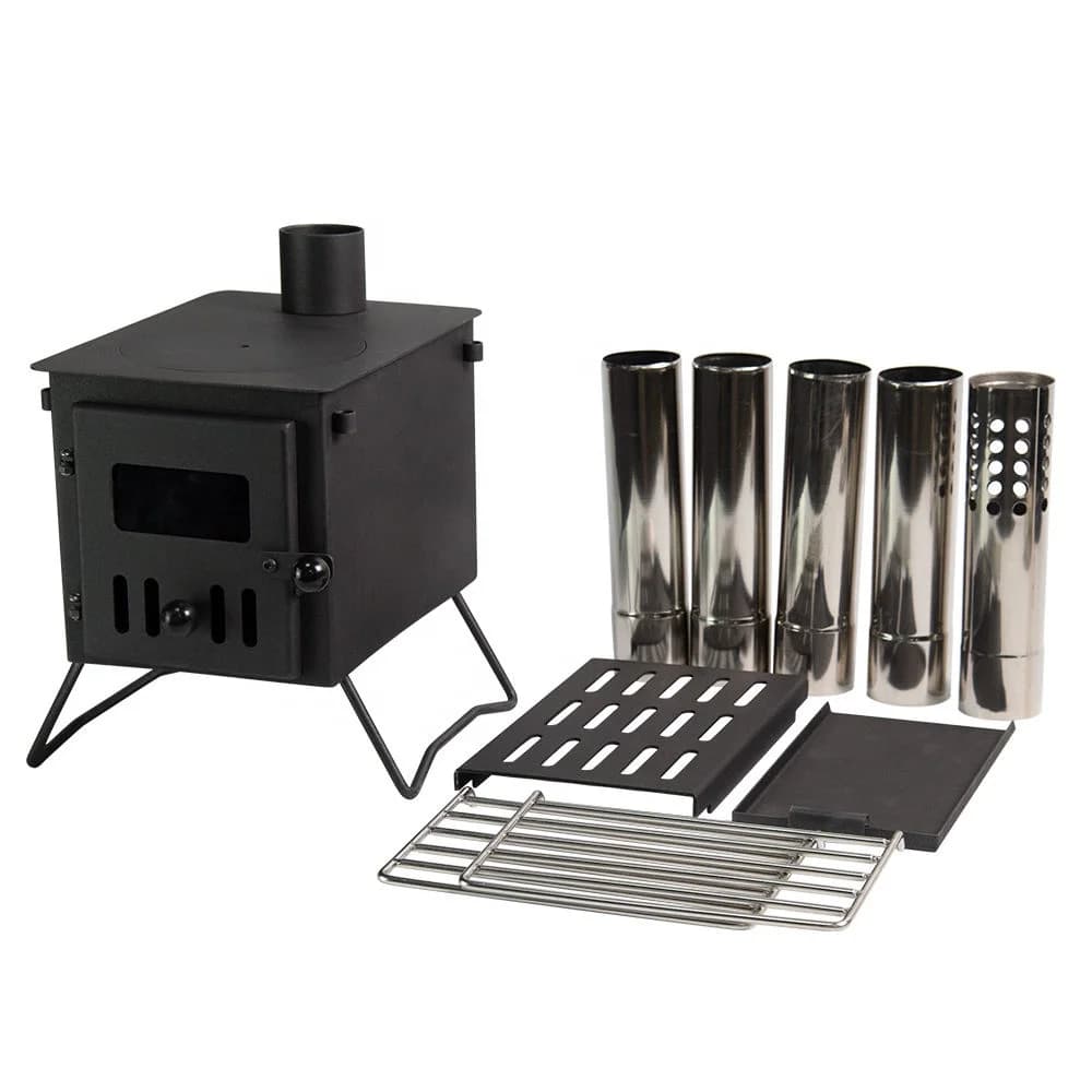 High Standard Camping Wood Stove Freestanding Wood Burning Stove Tent Stove