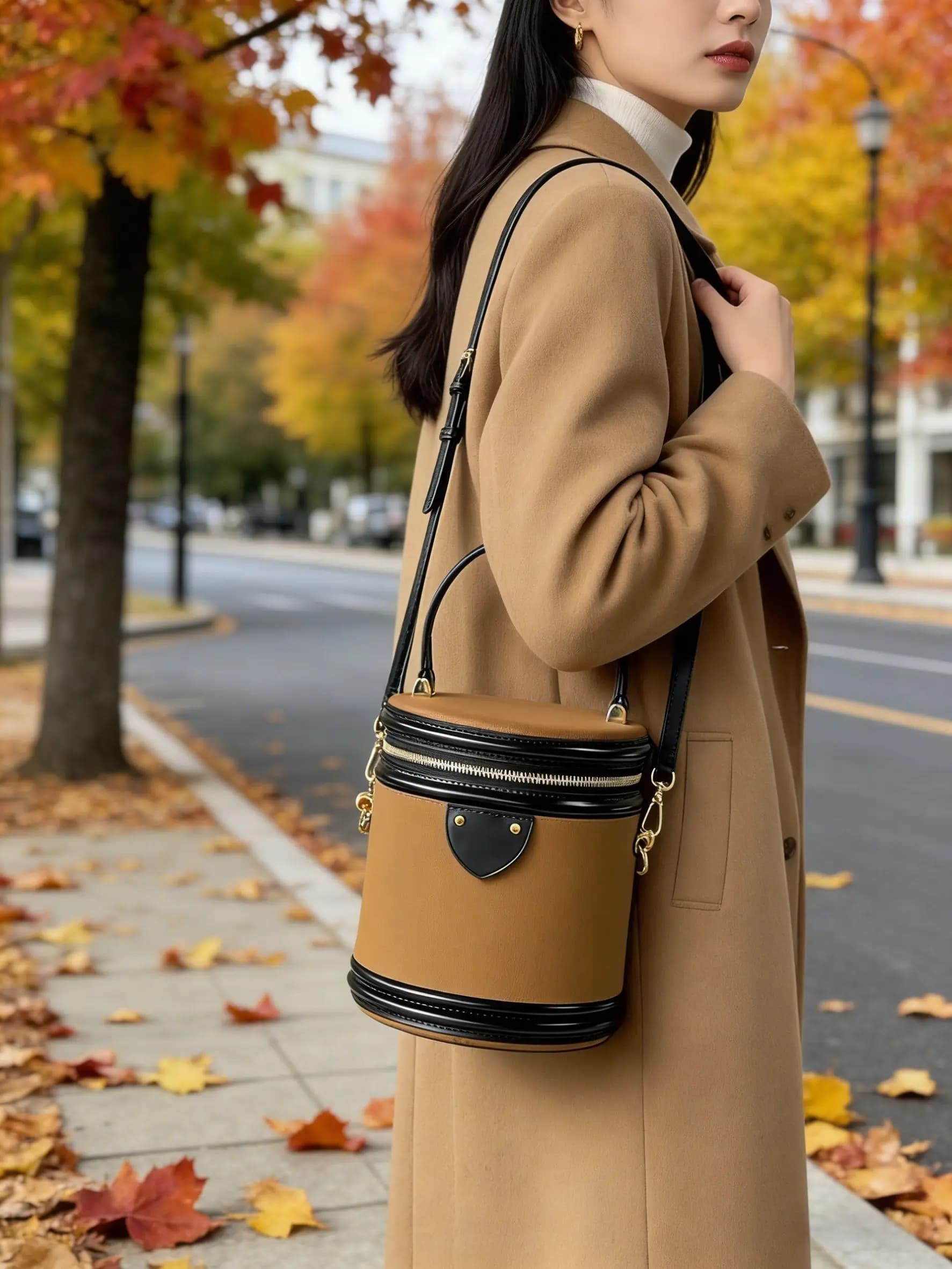 Borsa a Barile alla Moda per Donne, Nuova Borsa Multifunzionale a Tracolla, Borsa Casual da Spalla, Borsa di Lusso Trendy