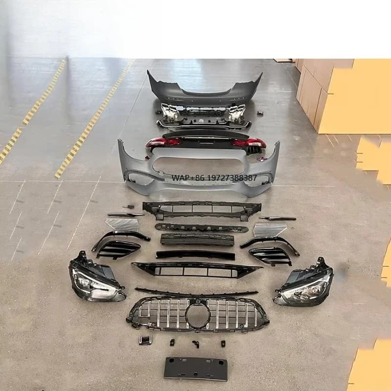 Hot Sell E-CLASS W213 E63 Body Kit With Front Rear Lip Diffuser Grille Cover Bumpers Fog Headlamp Side Vents Auto Body Systems