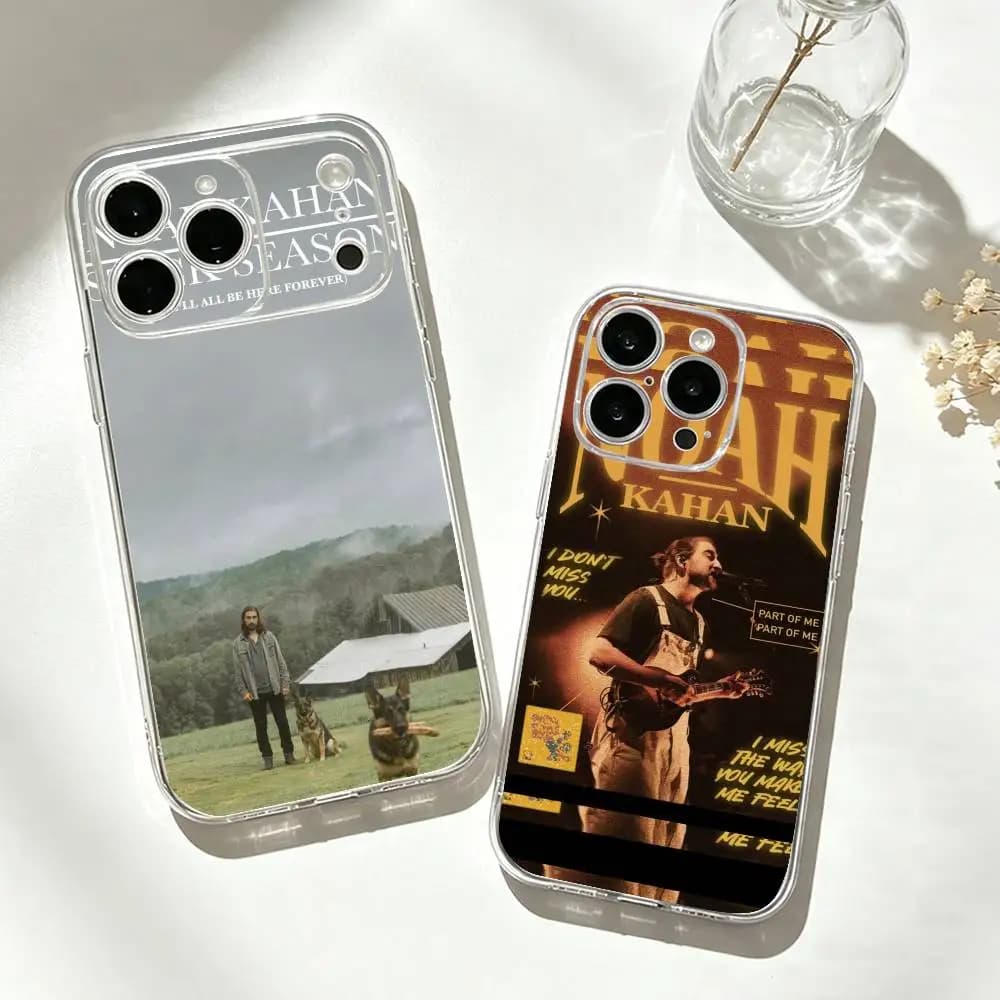 N-Noah Kahan Phone Case For iPhone 17 16 15 14 13 12 11 Mini Pro Max Plus Transparent Cover