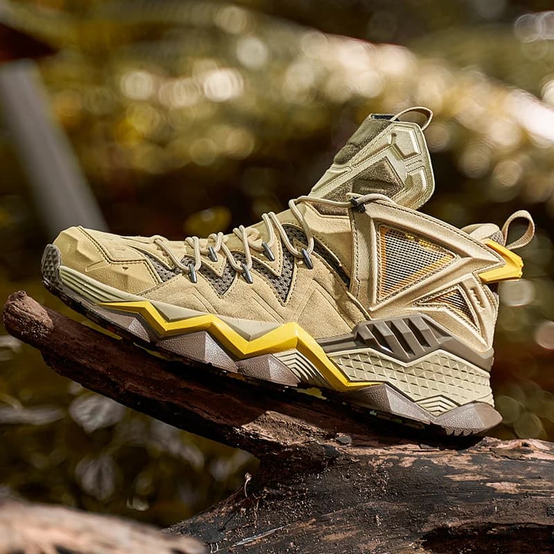 RAX Scarpe da trekking da uomo Sneaker da esterno impermeabile medio-alte Stivali da trekking in pelle da uomo Trail Camping Arrampicata Caccia Sneakers
