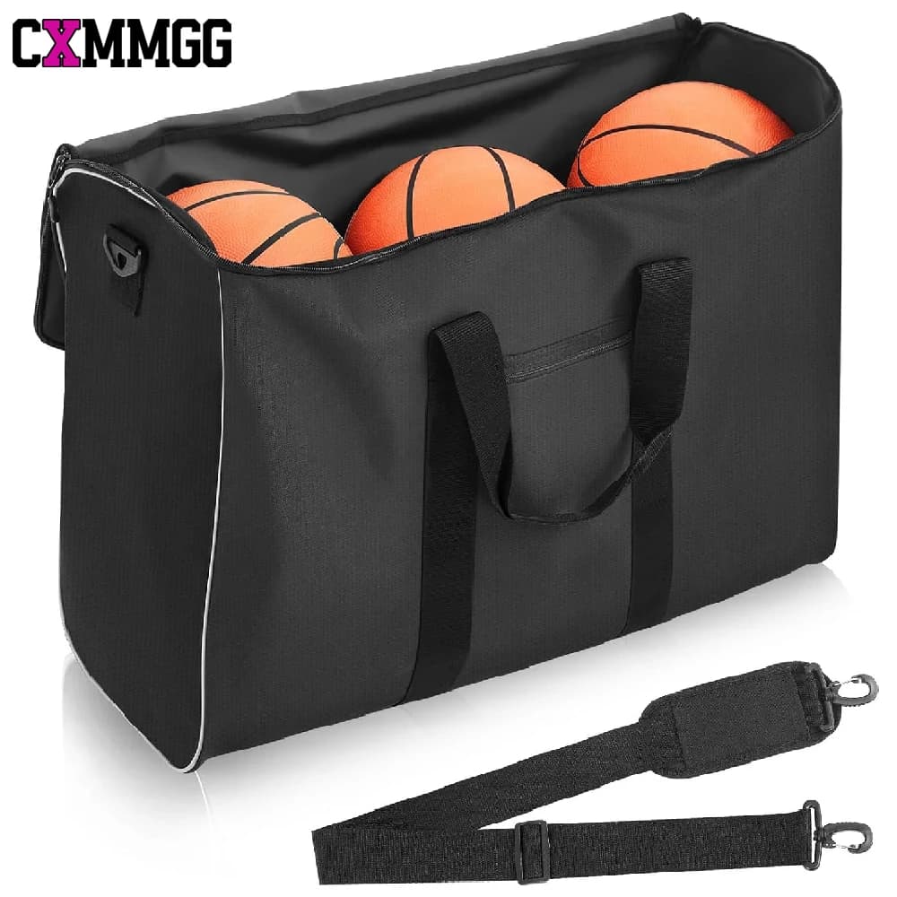 CXMMGG 1 Basketball Shoulder Bag, Contains up to 6 Balloons, Volleyball and Football Bag for Team Training