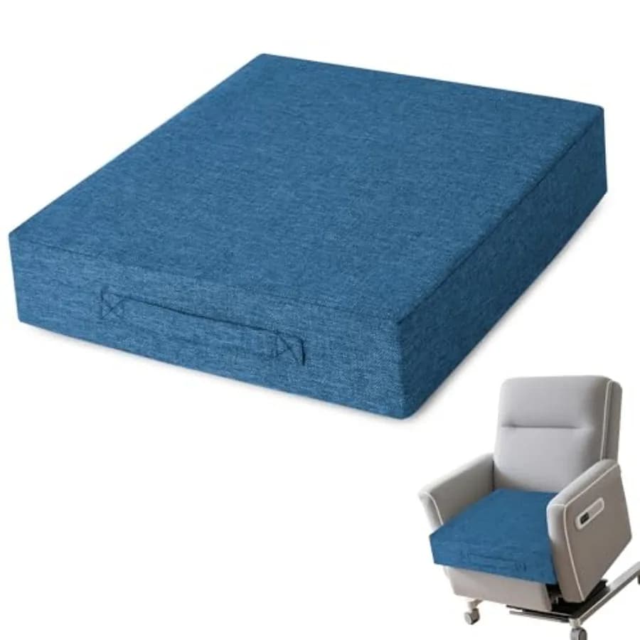 Cuscini per Poltrone Reclinabili per Anziani, Cuscino Spesso 20"x20"x4" con Base Antiscivolo e Rivestimento Lavabile per Divani e Poltrone