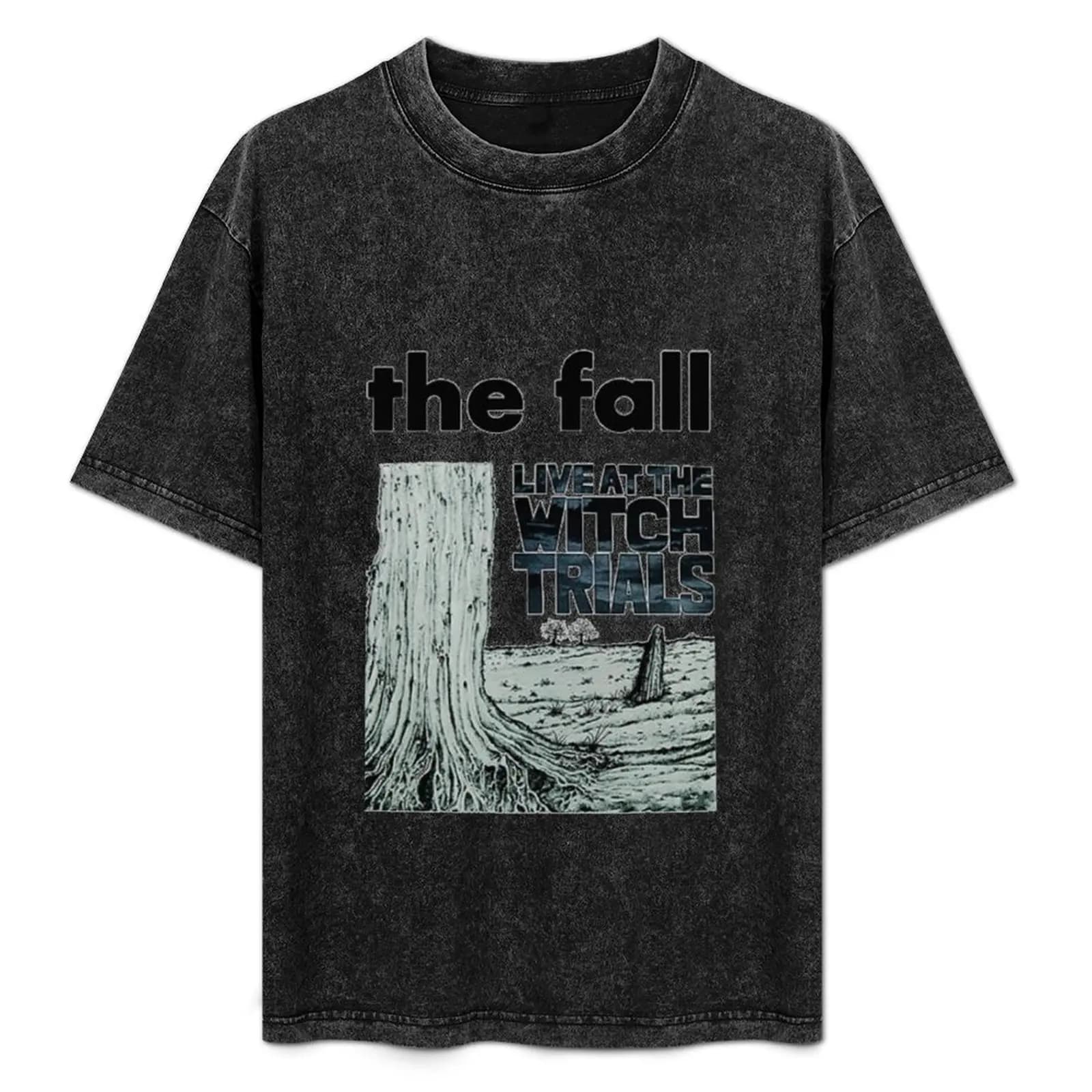 T-shirt della band THE Fall Live at the Witch Trials, T-shirt casual resistente all'acqua