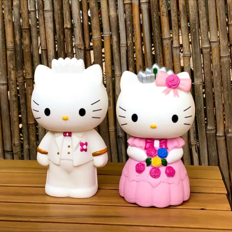 Disponibile: Salvadanaio Ornamentale Hello Kitty per Coppie di Sposi, Gatto Kt Coccoloso, Regalo a Sorpresa per San Valentino con Effetto Dopamina per Proposte di Matrimonio
