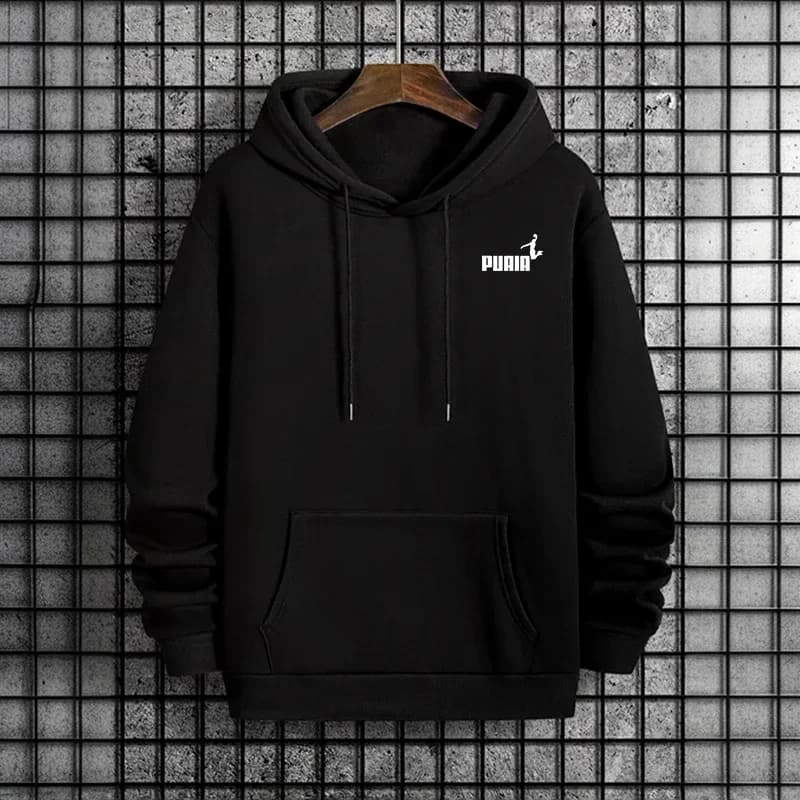 Autumn Winter Male Urban Fashion Sporty Pullover New Arrival Men'sPrint Hoodies