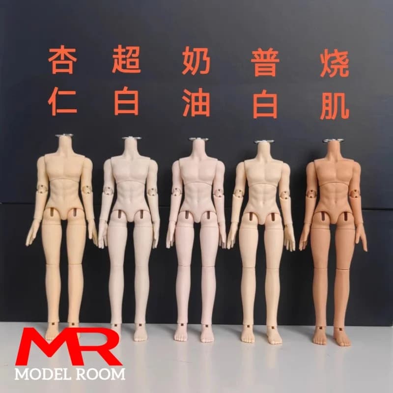 1/12 Bilancia Asi 3.0 Muscolo BJD Comune Corpo Mobile 14 centimetri Mobile Anime Action Figure Corpo Super Flessibile per OB11 Testa scolpiscono