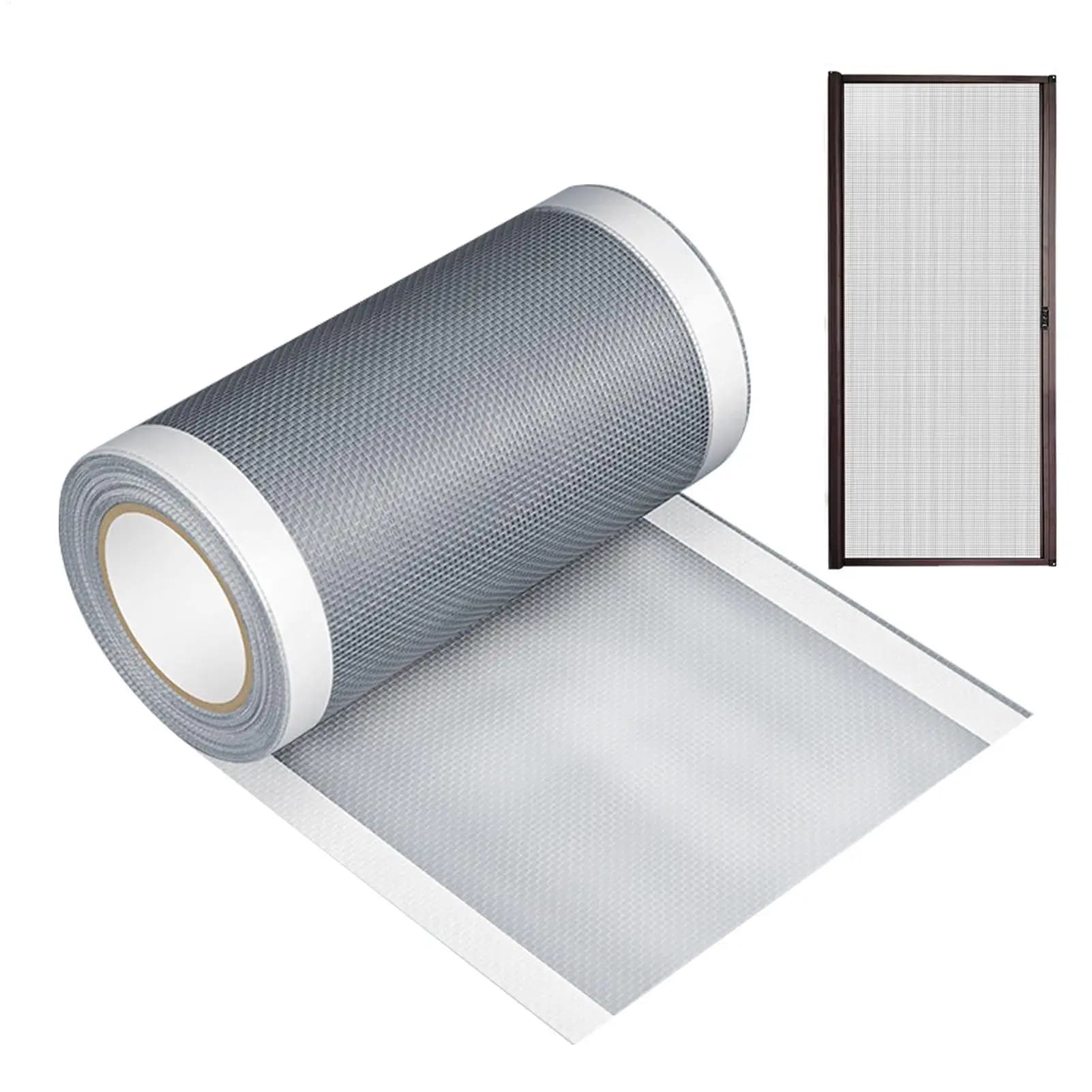 Adhesive Mesh Net Screen Repair Tape Roll Mending Patches Screen Tape Mesh Repair For Home Apartment Farmhouse Dorm Room Patio