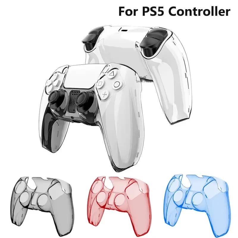 Cover Protettiva Ultra Sottile in PC Trasparente per Controller PS5, Accessori per Console Elettronica PS5