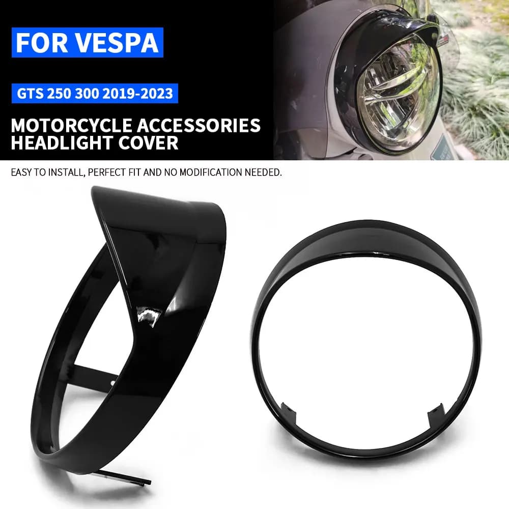 For VESPA GTS300 GTS250 GTS 300 HPE 2019-2023 Motorcycle Lighting Scooter Cover Decorative Frame