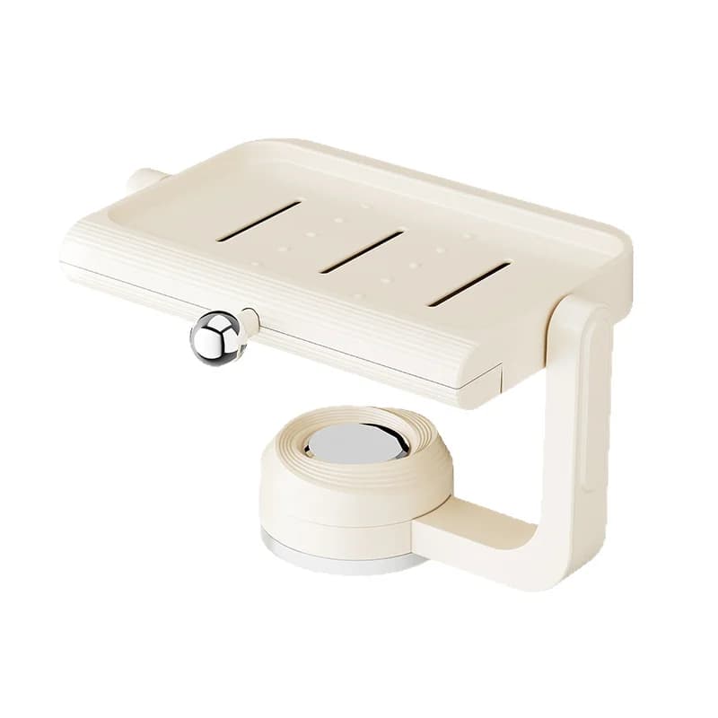 Portasapone a ventosa senza foratura, porta sapone da bagno a parete con gancio