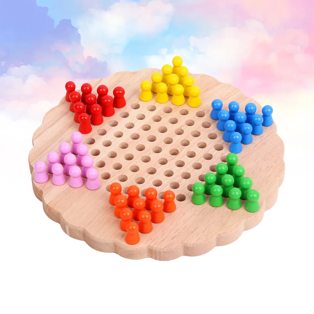 Gioco da Tavolo Educativo in Legno a Forma di Fiore, 1 Pezzo, Gioco Strategico per Allenare l'Intelligenza dei Bambini, Regalo Educativo