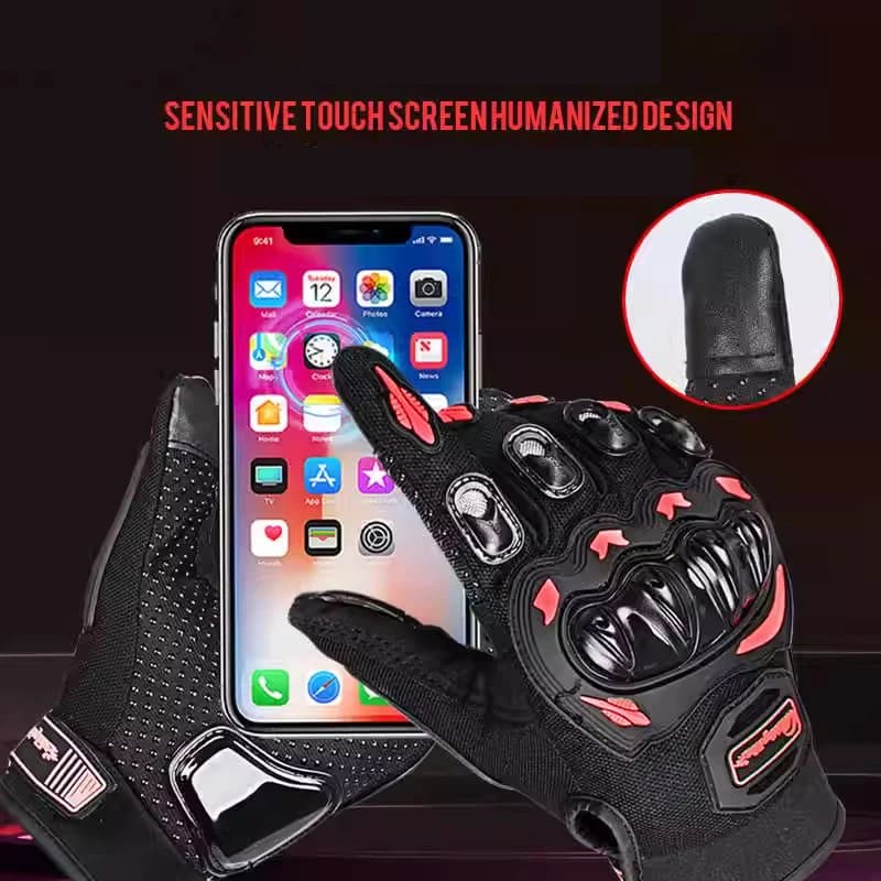Guanti Estivi per Moto con Touch Screen, Antiscivolo, Accessori per Moto Elettriche e Fuoristrada, per Uomini e Donne