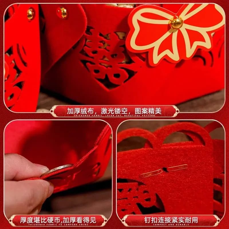 Cesto per Nascita Prematura, Ornamento Creativo per Matrimonio, Scatola per Frutta Secca