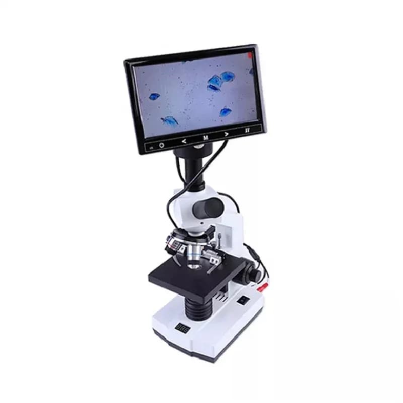 Microscopio per Analisi dello Sperma Veterinario per Cani, Maiali e Bovini