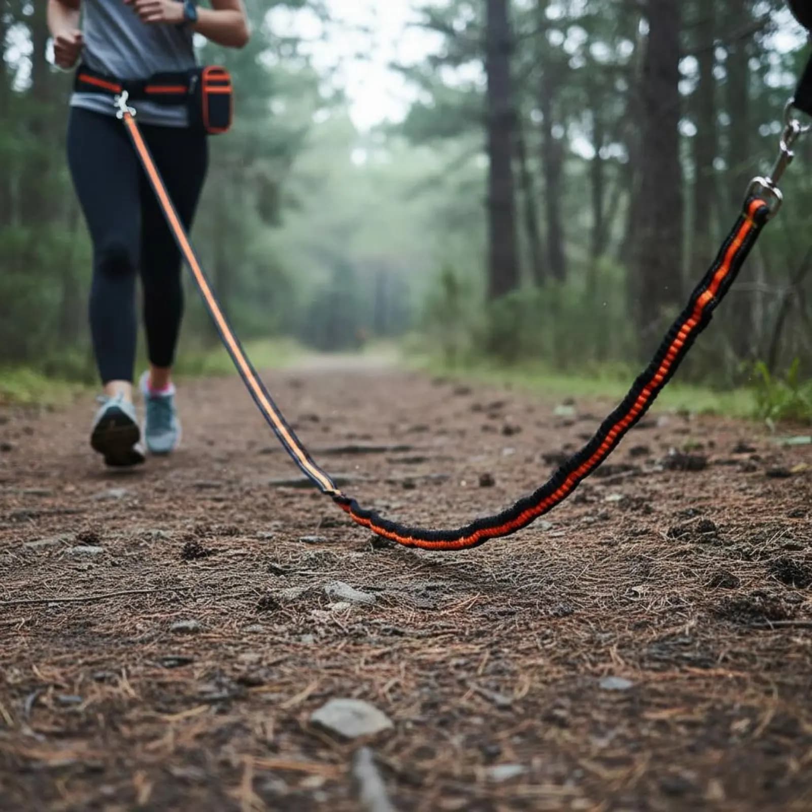 Guinzaglio Elastico per Cani con Marsupio, Cintura Riflettente per Corsa, Accessori per Animali Domestici, Porta Bottiglia d'Acqua per Corsa e Passeggiate