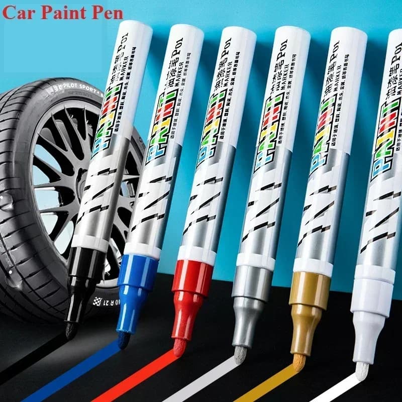 Pennarello for repair scratches car paint pen for water paint waterproof tire pen for car car care car black white silver