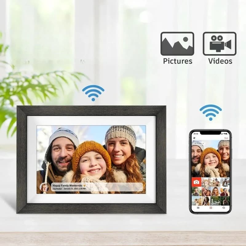 Cornice per foto digitale cloud wifi da 10,1 pollici