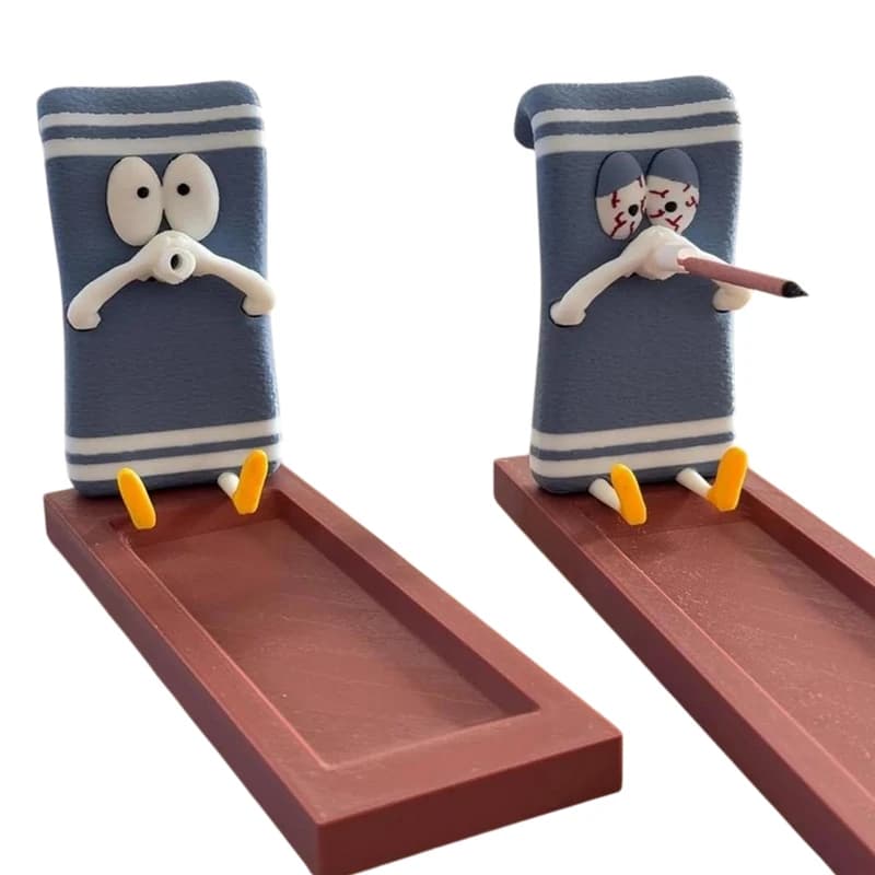 Porta incenso Towelie Servietsky Porta incenso per bastoncini, artigianato realistico realizzato a mano, decorazioni per la casa, ideale per la meditazione, lo yoga