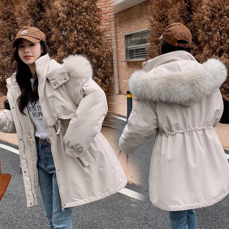 Parkas Woman Bubble Womens Autumn Spliced Fitted Quilting Short-Style Lace Softshell Matte Personality Simple Hoody Boutique Hot