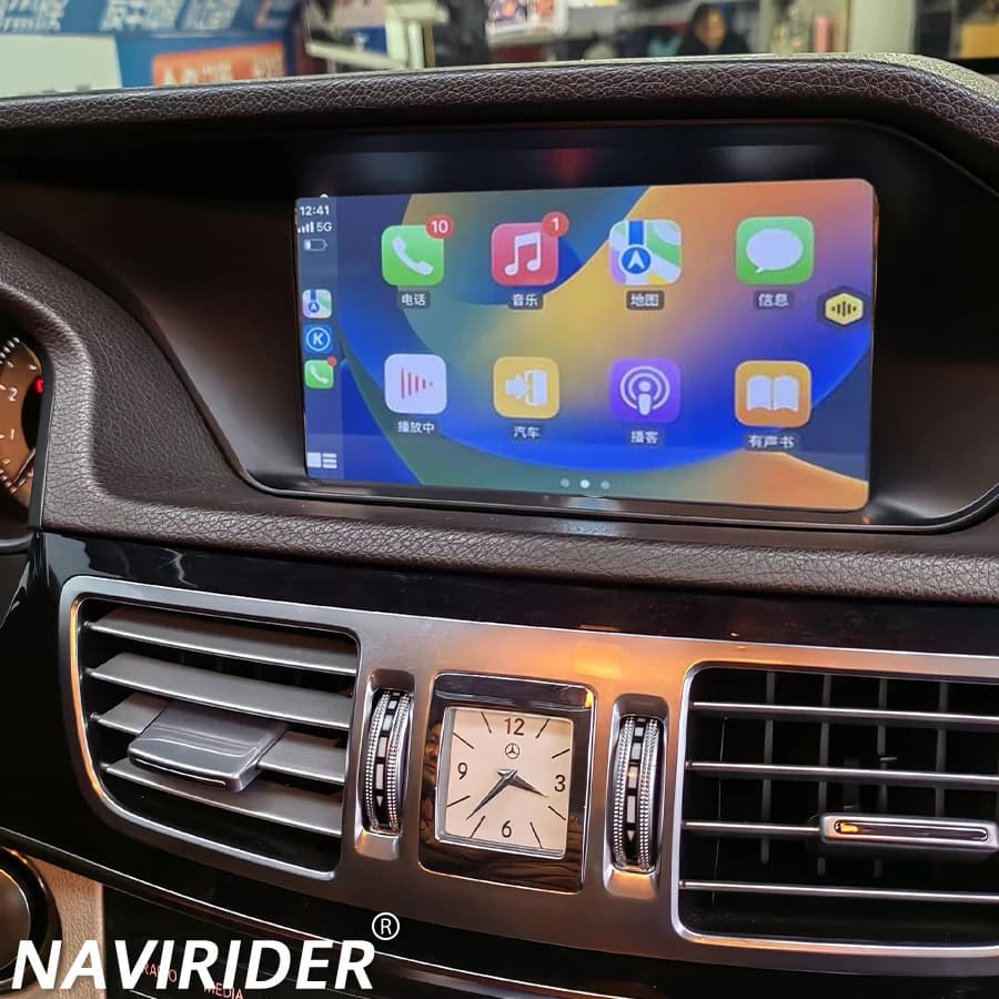 Schermo Android Qualcomm da 8,8 pollici per Mercedes Benz Classe E W207 W212 Stereo CarPlay Autoradio Lettore multimediale Navigazione GPS BT