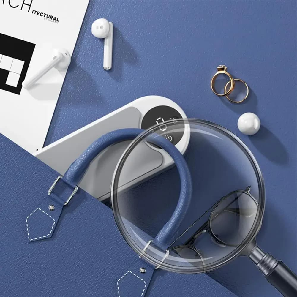 Pulitore ad ultrasuoni per oro argento Pulitore per occhiali a vibrazione ad alta frequenza Detergente per pennelli per trucco USB ricaricabile per protesi di monete