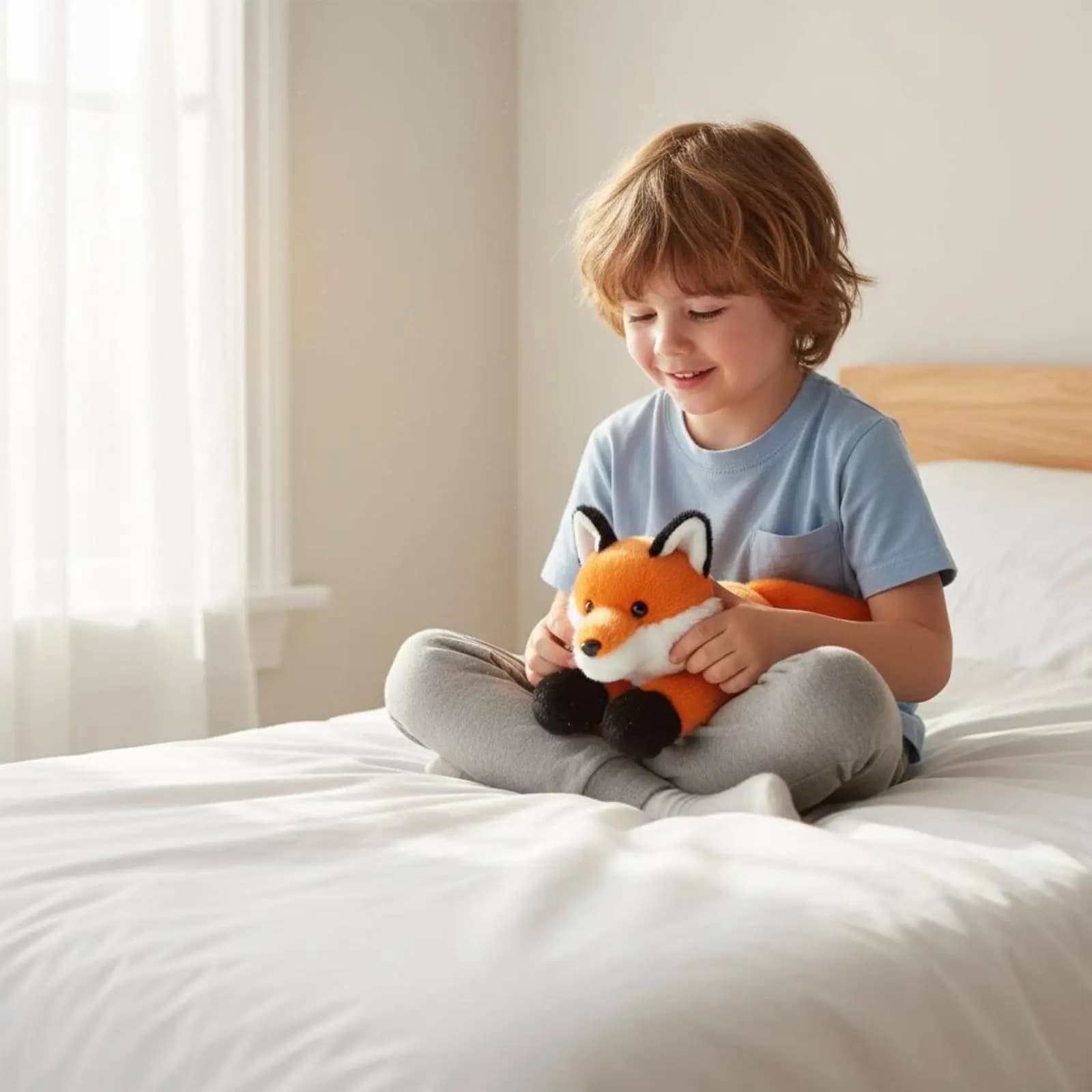 Peluche Creatura Sdraiata, Morbido Giocattolo Animale del Parco, Prodotto per Bambini, Sicuro e Inodore, Bambola Imbottita che non Lascia Peli