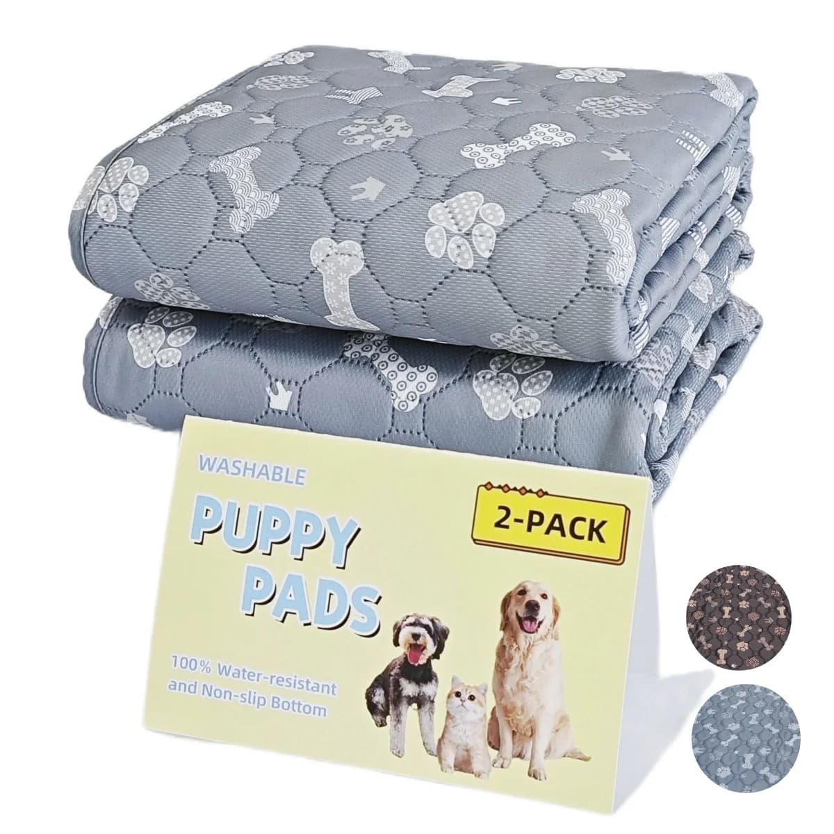 2 pezzi di grandi cuscinetti per pipì per cani da compagnia, cuscino da gioco per dormire lavabile Rosa Rink, cuscinetti riutilizzabili per cuccioli di cani, cuscinetti per addestramento per animali domestici per cani invernali