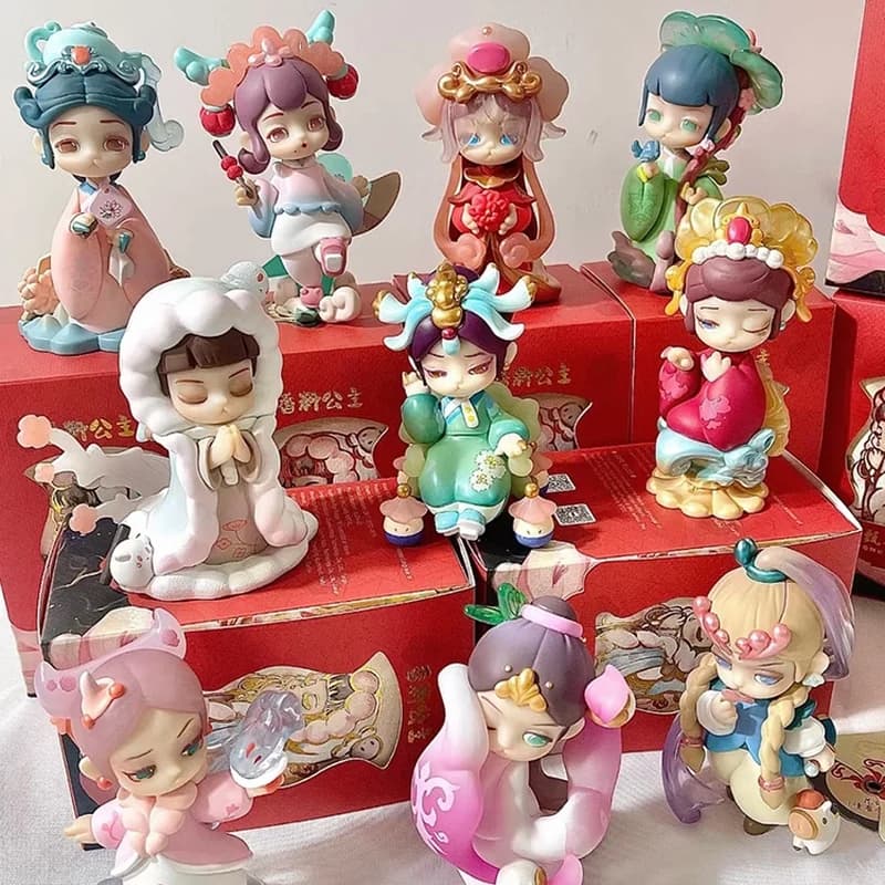 Legend Of Zhen Huan Spice Princess Flower Language Series Scatola cieca Simpatiche bambole in stile cinese Decorazioni da scrivania Regalo a sorpresa per i bambini