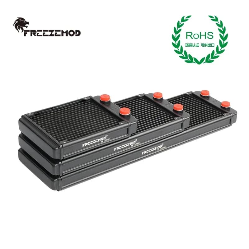 FREEZEMOD Aluminum Radiator PC Water Cooling Heatsink G1/4 Thread 120mm 240mm 360mm For Computer LED Beauty Apparatus